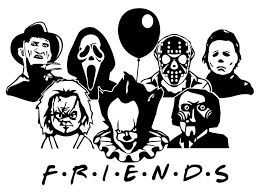 Pin On Friends Horror Movie Svg