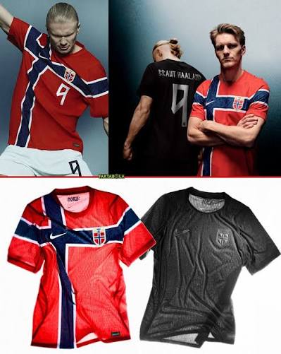 RESMI: Norwegia merilis jersey home & away yang akan mereka gunakan di Piala  Dunia 2026! 🇳🇴 Berapa nilai nya dari 1-10?