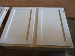 Tutorial On How To Make Shaker Panel Cabinet Doors From Flat Ones Shaker Style Cabinet Doors Diy Cabinet Doors Cabinet Door Makeover