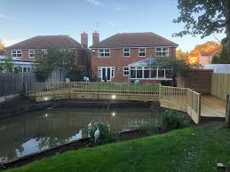 Not only in a decorative garden, but this is also a must.even if you create a vegetable garden, you consider a small seating area where full relaxation and a good mood are eagerly awaited. New Large Pond Construction With New Raised Decking Seating Area Homewood Build