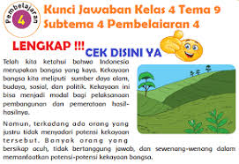 Jawaban seni budaya hal 159 kelas 9. Lengkap Kunci Jawaban Kelas 4 Tema 9 Subtema 4 Pembelajaran 4 Simple News Kunci Jawaban Lengkap Terbaru