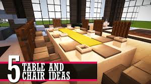 Check spelling or type a new query. 5 Table And Chair Design Ideas Minecraft Furniture Tutorial Youtube