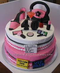 The lid of the make up box is hinged, thanks to my lovely other half, who helped me with the. Coolest Homemade Diva Glamour And Spa Cakes