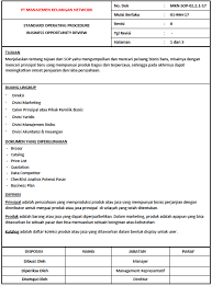 Sop Penilaian Peluang Usaha Business Opportunity Reviews Penilaian Keuangan Pengusaha