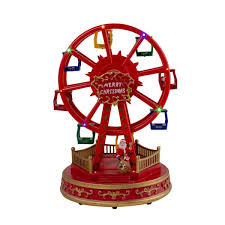 Over 2,500 affordable decorations for all your festive needs. Northlight 11 25 In Led Lighted And Musical Rotating Christmas Ferris Wheel 34109645 The Home Depot