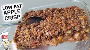 Let the apple crisp cool for a minute or two. Apple Crisp Recipe No Butter Low Fat Dessert Youtube