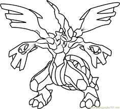 These spring coloring pages are sure to get the kids in the mood for warmer weather. Zekrom Pokemon Coloring Page For Kids Free Pokemon Printable Coloring Pages Online For Kids Coloringpages101 Com Coloring Pages For Kids