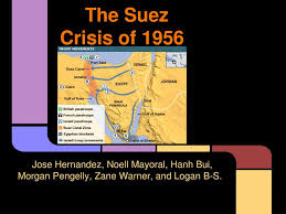 Having secured the international recognition of its sovereignty rights over the canal. Ppt The Suez Crisis Of 1956 Powerpoint Presentation Free Download Id 2206108