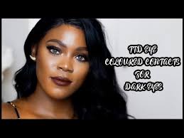 TTDEYE COLOURED CONTACT LENSES TRY ON (DARK EYES)| TRINITY BROWN GREEN,  NOVA GREY & QUEEN CHOCOLATE