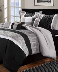 Black And White Comforter Set King Chic Home Elijah Embroidered Comforter Set Comforter Sets Grey And White Comforter Bed Linens Luxury