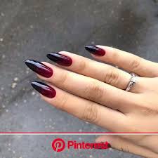 What's the difference between red and black nail polish? Benimsin S Nails Images From The Web In 2020 Goth Nails Black Ombre Nails Red Ombre Nails Clara Beauty My