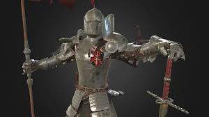 Banner Knight By Adamjknight3d 3d Model Knight The Witcher Game The Witcher