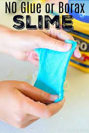 How To Make Slime Without Glue Slime Recipe Glue How To Make Slime Borax Slime Recipe