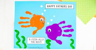 For sight words go fish, you will make and use a set of cards with various word pairs. Free Printable Father S Day Fishing Card Craft Fun Handprint Art