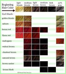 Hair Dye Chart Hair Color Chart Hair Dye Color Chart Red Hair Color