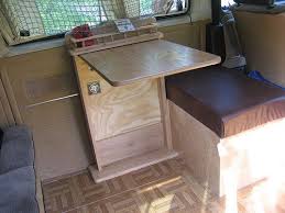 Bike Jerks New Interior For The Vanagon Rv Furniture Van Interior Diy Camper