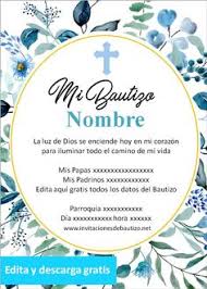 Tenemos la mejor colección de invitaciones e imágenes digitales con frases creativas y originales de bautizo para imprimir o compartir online gratis. 28 Ideas De Bebe Invitaciones Bautizo Nino Invitaciones De Bautizo Gratis Bautizo Nino