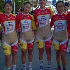 Is this the worst sports kit EVER? Colombian cycling team risk camel toe in  flesh-coloured spandex - Mirror Online