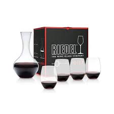 In 2004, maximilian riedel caught the attention of the wine and tabletop industries with the introduction of his o series, an innovative collection of varietal specific stemless wine glasses. Riedel O Cabernet Merlot And Syrah Decanter Gift Set Winelover Wine Glasses And Wine Accessories Ireland