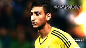 Gianluigi donnarumma made his 200th appearance in club football on tuesday in milan's serie a clash with sassuolo. Gianluigi Donnarumma Vs Sassuolo Debut In Serie A 25 10 15 Hd Youtube