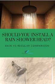 Learn The Differences Between A Rain And A Regular Shower Head And Find Out Which One Is Best For Your Bathroom Whe Rain Shower Head Shower Heads Rain Shower