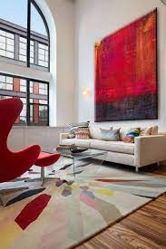 Dipinto A Mano Su Tela Astratto Arredamento Moderno Rosso Dipinti Moderni Tela Astratta Pittura Su Tela Astratta Idee Per Interni
