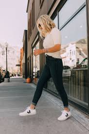 I've gathered 38 of my favorites to give you all the inspo you need! An Honest Review Of The Popular Veja Sneakers Busbee Style Sneaker Outfits Women White Sneakers Outfit Busbee Style