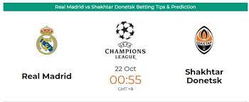 Real Madrid Vs Shakhtar Donetsk Betting Tips Prediction Real Madrid El Clasico Match Madrid