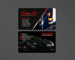 Crm in auto detailing business software. Modern Professional Automotive Business Card Design For A Company By Chandrayaan Creative Design 18086554