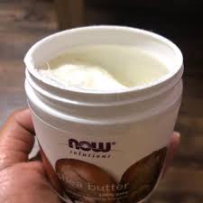 زبدة الشيا العضوية من اي هيرب shea butter coconut oil jar glass of milk