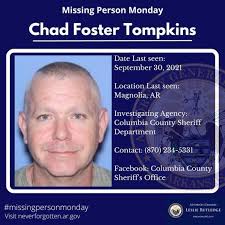 ARKANSAS ATTORNEY GENERAL'S OFFICE: Missing Person- Chad Foster Tompkins