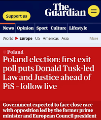 British Media Outlet: Law and Justice ahead of PiS : r/poland