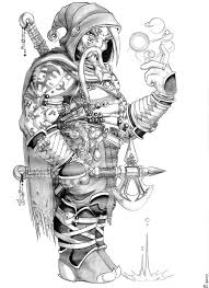 The Runesmith Characters Inspiration Drawing Warrior Drawing Cartoon Coloring Pages