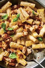 Pasta With Sausage Basil And Mustard Recipe Recipe Healthy Snacks Recipes Sausage Pasta Recipes