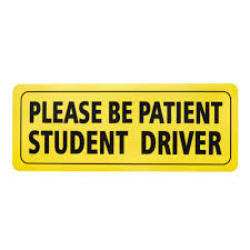 This magnet is 10 inches wide by 3 inches tall when applied. Everbilt 3 5 In X 9 In Plastic Magnetic Student Driver Sign 31515 The Home Depot