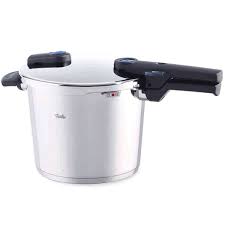 Hem daha çabuk, yem daha az suyla pişiriyor. Fissler Vitaquick Bluepoint 6 Lt Duduklu Tencereler Fissler