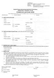 Surat Kuasa Permohonan Efin