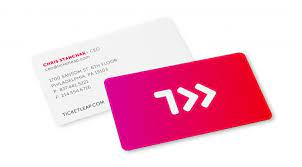 Ticketleap Business Card Design Inspiration Card Nerd Business Card Design Business Card Design Inspiration Inspirational Cards