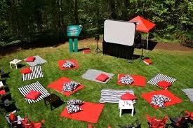 Theme Backyard Birthday Party Ideas For Adults We Heart Parties Caz S 50th Birthday Movie Themed Party Movie Birthday Party Outdoor Movie Party