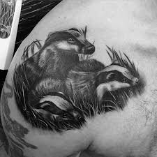 30 Honey Badger Tattoo Designs For Men Fierce Ink Ideas In 2021 Badger Tattoo Picture Tattoos Tattoo Designs Men