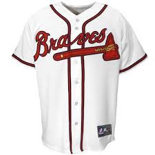 Adults baseball uniforms custom embroidered baseball jerseys. Mlb Majestic Atlanta Braves White Replica Baseball Jersey X Large Majestic Http Www Amazon Com Dp B003 Atlanta Braves Jersey Braves Baseball Atlanta Braves