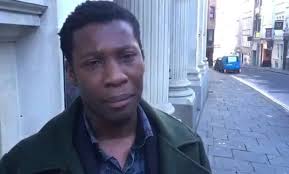 Efiom Ene-Obong outside court with comments from Judge