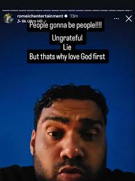 Renown philanthropist and producer romeich with a post