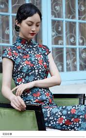 Modern Cheongsam Casual Qipaopencil Dress Custom Made Etsy In 2020 Cheongsam Custom Size Dresses Mod Dress