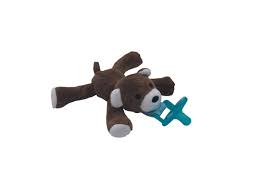 Brownie The Bear Stuffed Animal Pacifier Holder Pacifier Etsy Machine Washable Stuffed Animals Bear Stuffed Animal Pacifier Holder