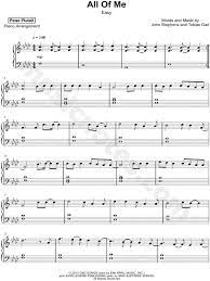 For piano accompaniment, vocal melody and guitar chords. Peter Plutax All Of Me Easy Sheet Music Piano Solo In F Minor Download Print Sku Mn0188400