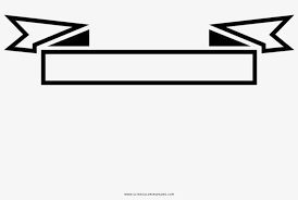 A few boxes of crayons and a variety of coloring and activity pages can help keep kids from getting restless while thanksgiving dinner is cooking. Ribbon Banner Coloring Page Triangle 1000x1000 Png Download Pngkit