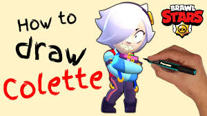Learn how to draw colette from brawl stars. Colette Brawl Stars Drawing How To Draw New Brawl Pass Update Youtube