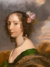 Portrait of Lucy Percy, Countess of Carlisle by Adriaan Hanneman — A. Baxter