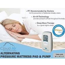 Cloud Air Whisper Quiet Alternating Air Pressure Mattress Topper With Pump Air Pressure Medical Supplies Bed Sores